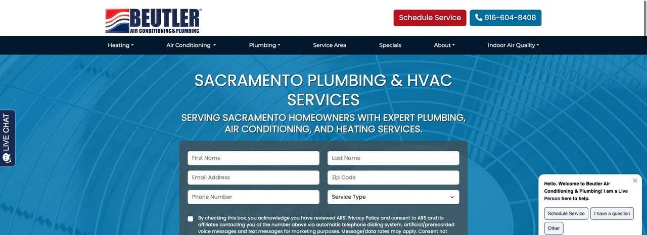 Beutler Air Conditioning & Plumbing cover