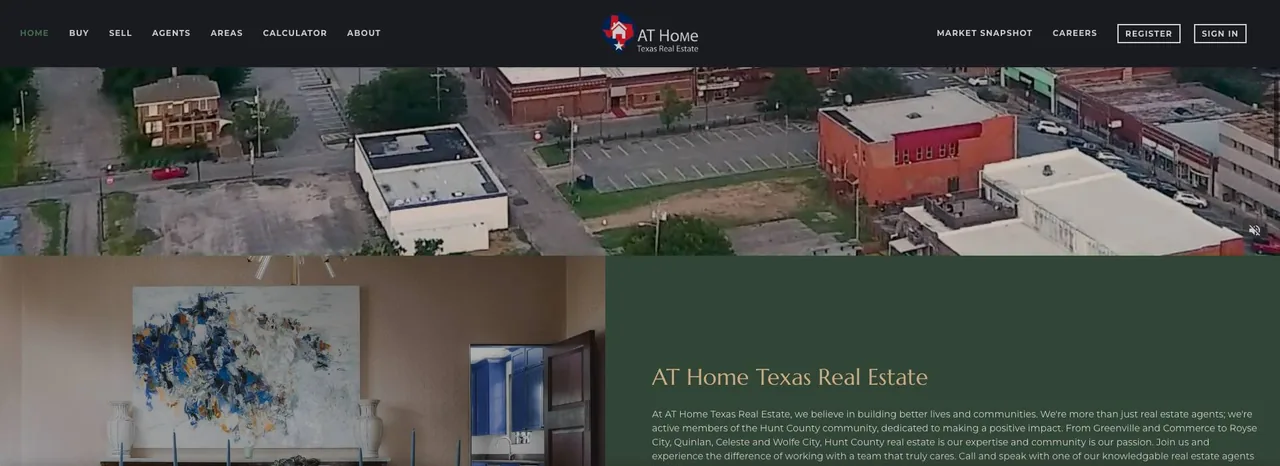 AT Home Texas Real Estate cover