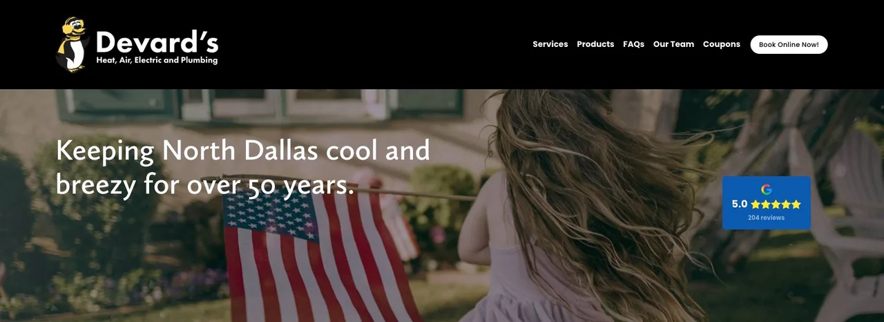 Devard's Heating & Air Conditioning cover