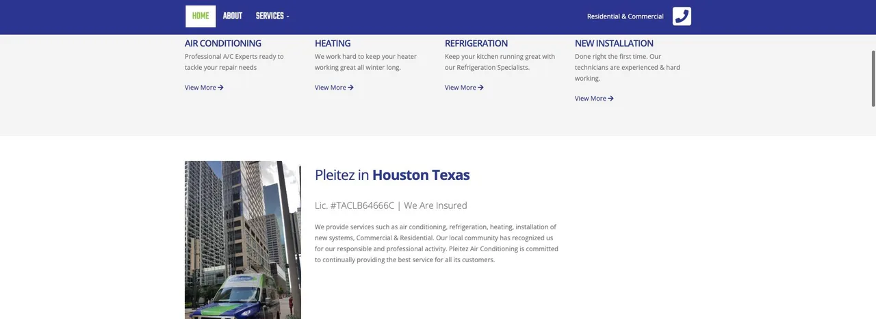 Pleitez Air Conditioning cover