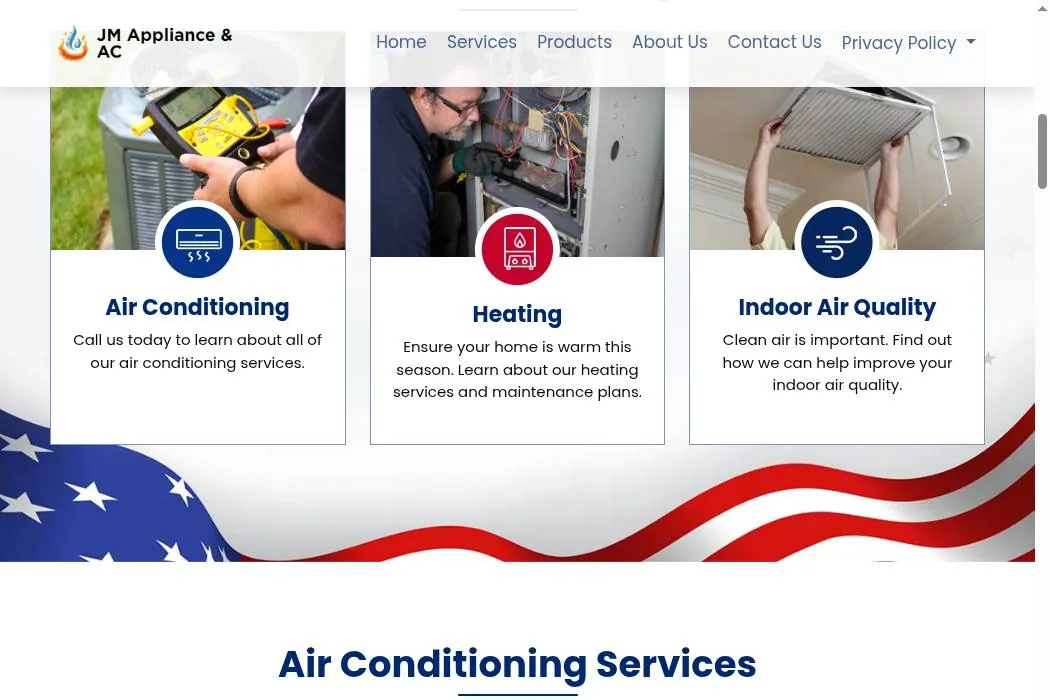 JM Appliance & AC cover