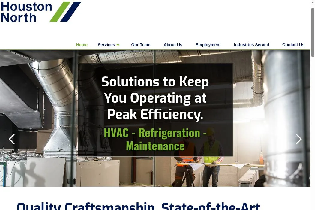 Houston North Air Conditioning Inc. cover