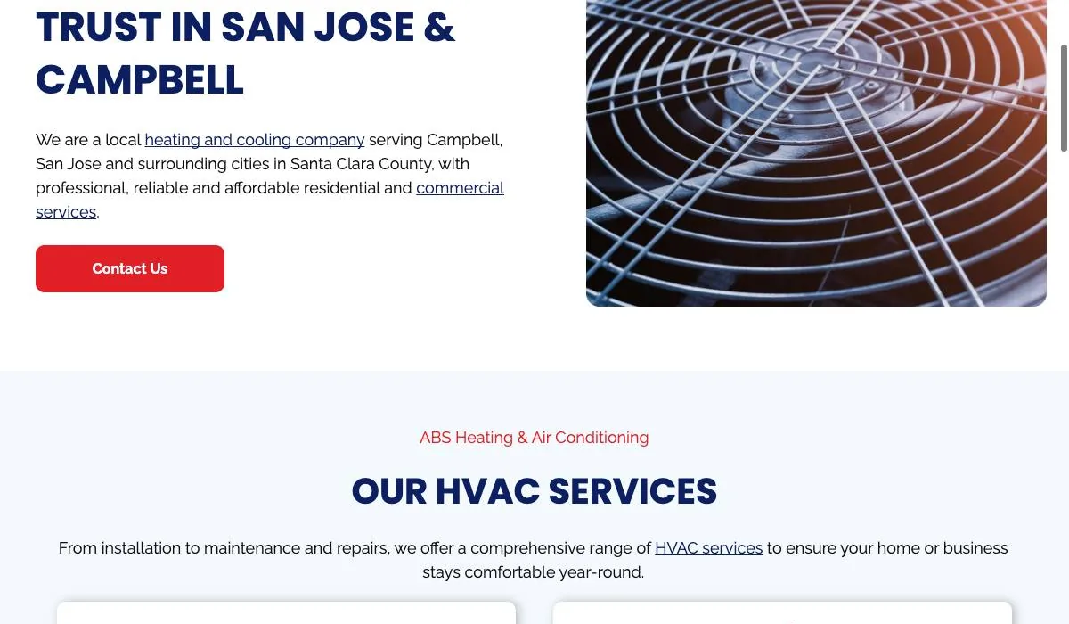 ABS Heating & Air Conditioning cover