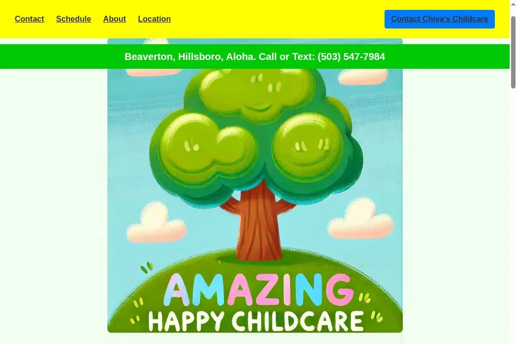 Chiva's Childcare cover