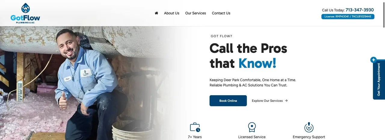 Got Flow Plumbing & AC Services cover