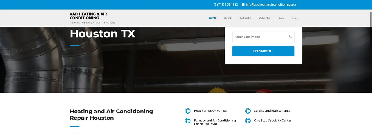 AAD Heating & Air Conditioning cover
