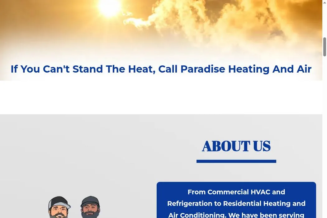 Paradise Heating and Air cover