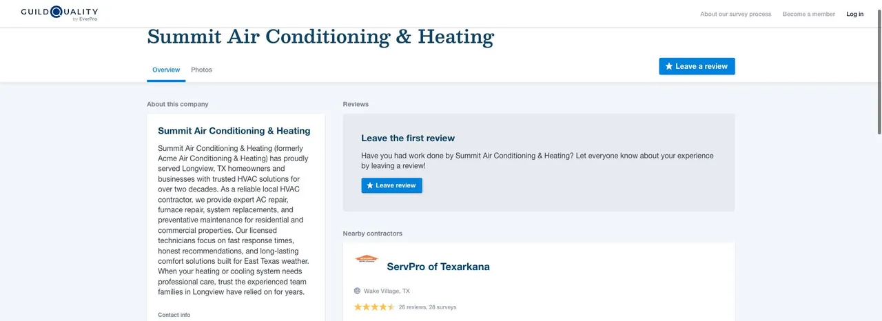 Summit Air Conditioning & Heating cover