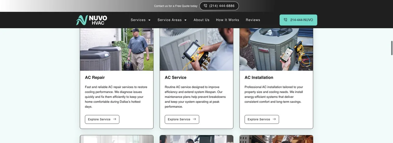 Nuvo HVAC cover