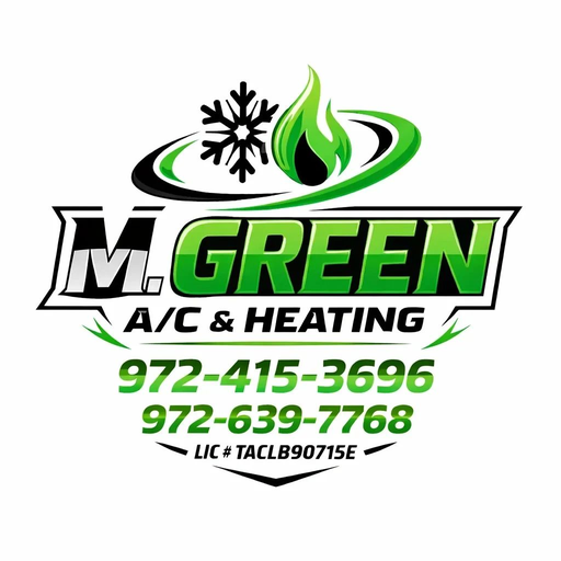 M. Green A/C & Heating logo