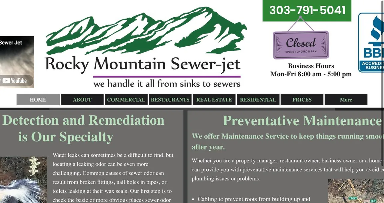 Rocky Mountain Sewer Jet cover