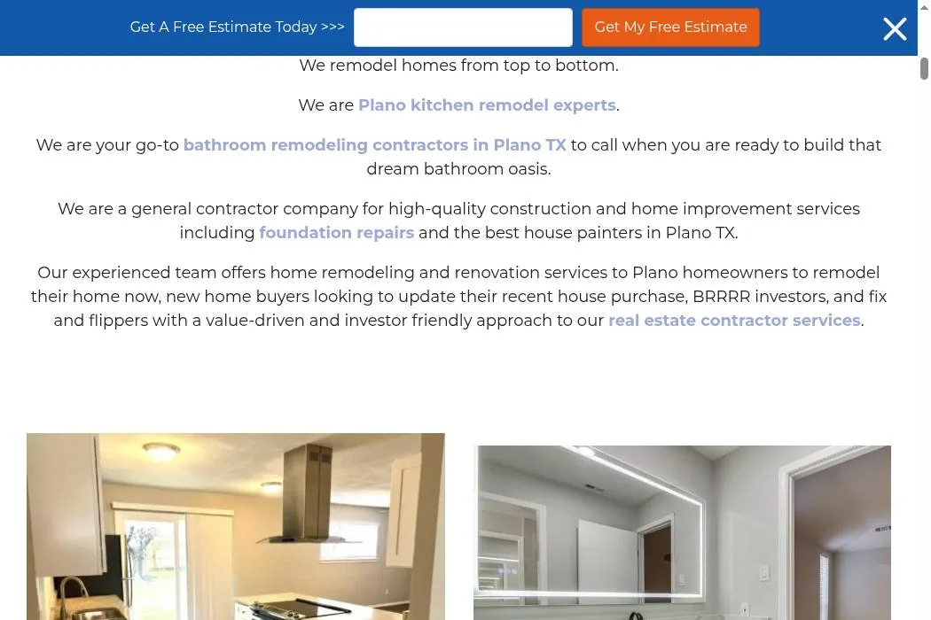 Plano Home Renovation cover
