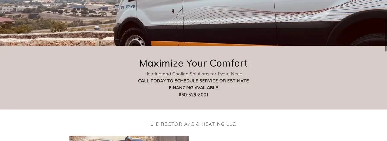 J E Rector A/C & Heating LLC cover