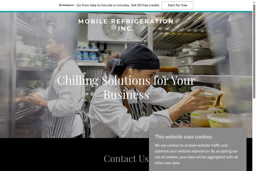 Mobile Refrigeration Inc. cover