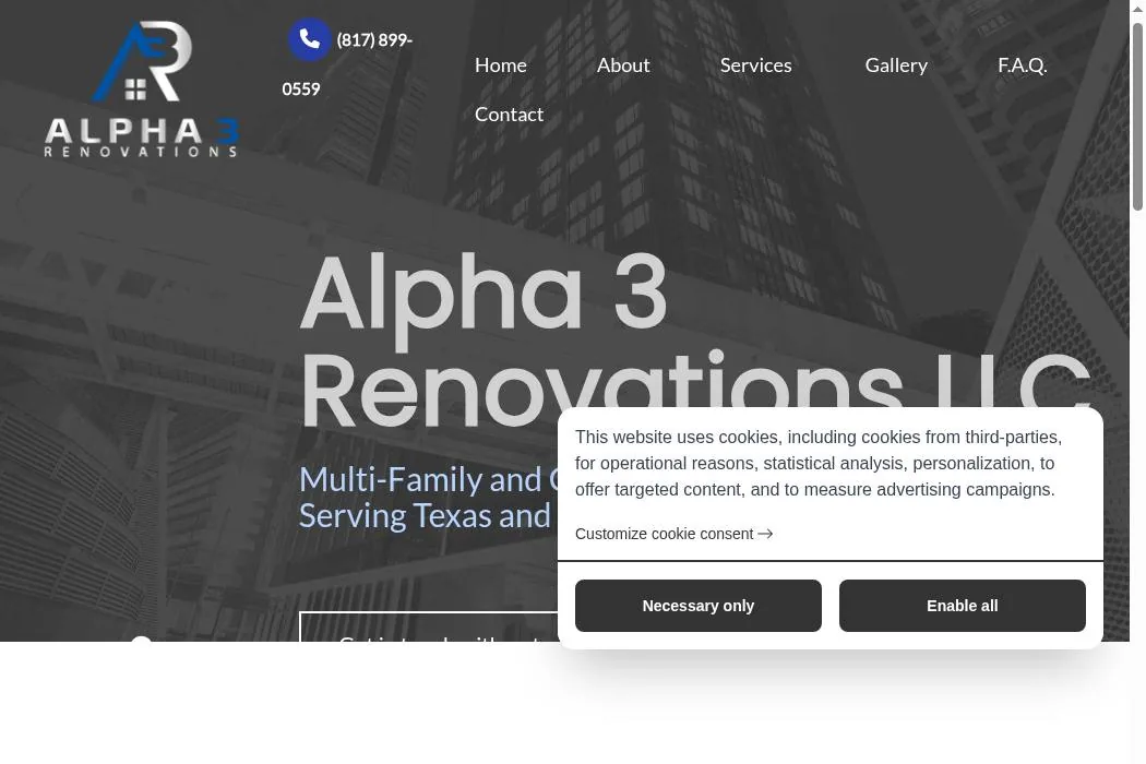 Alpha 3 Renovations LLC cover