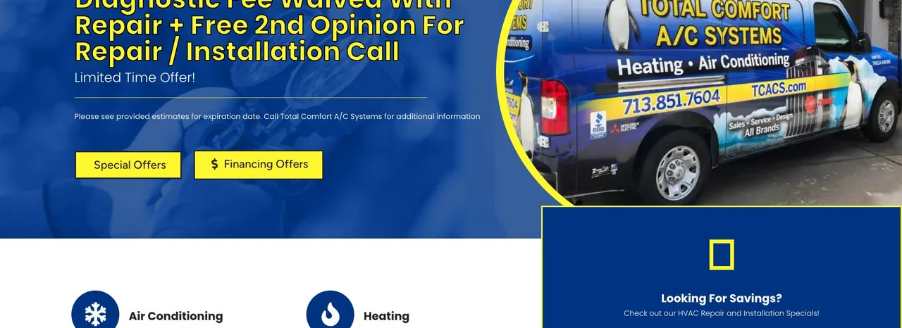 Total Comfort A/C Systems cover