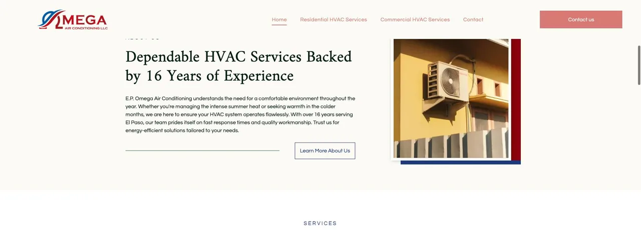 EP Omega Air Conditioning LLC cover