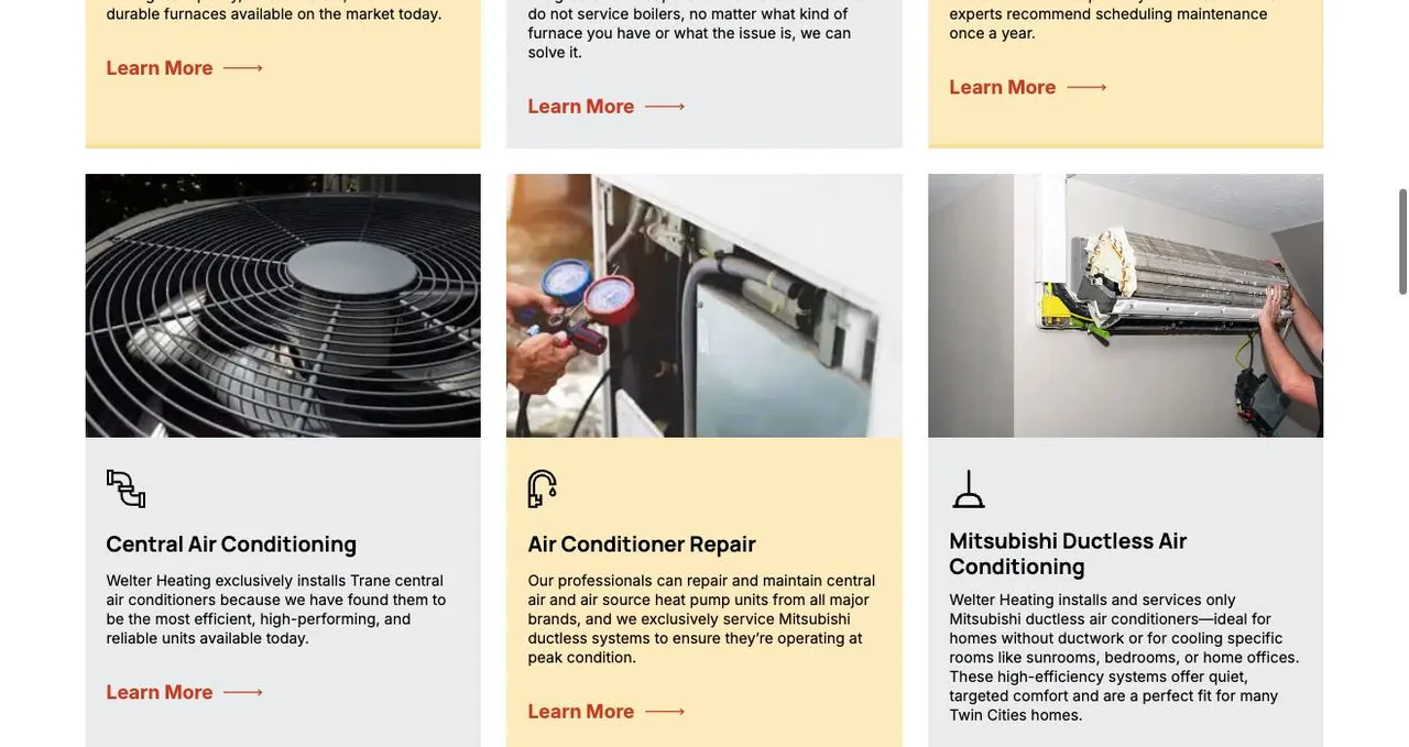 Ray N. Welter Heating Company cover