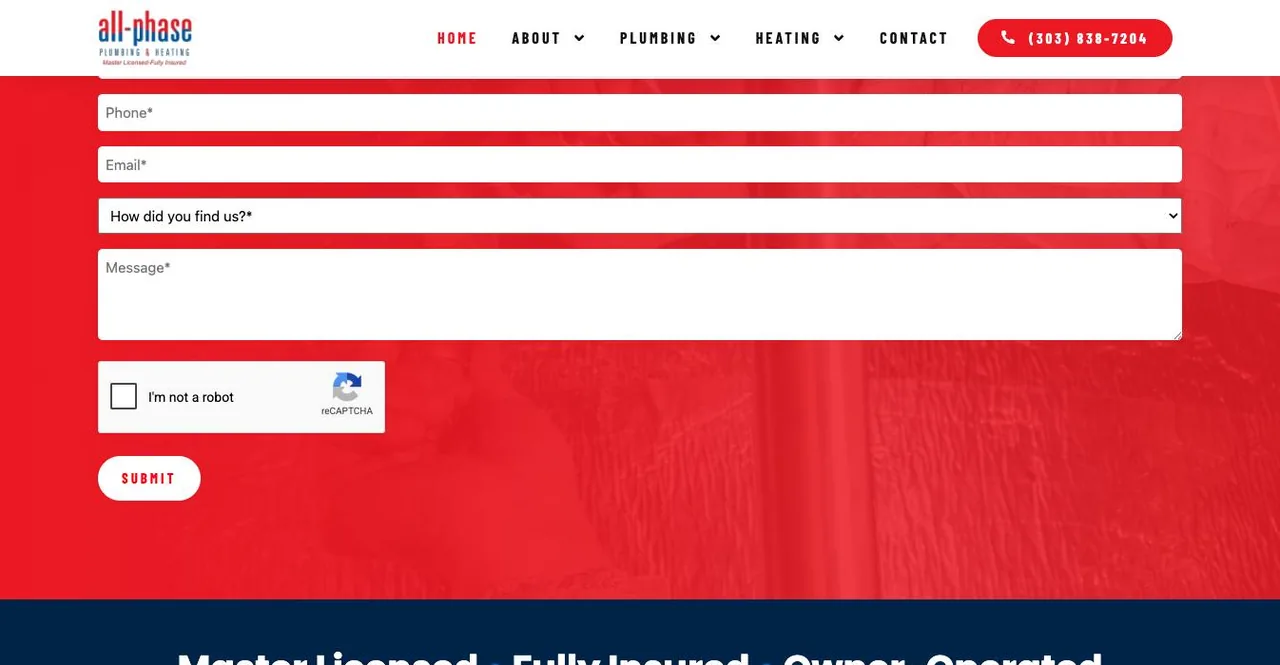 All Phase Plumbing & Heating cover