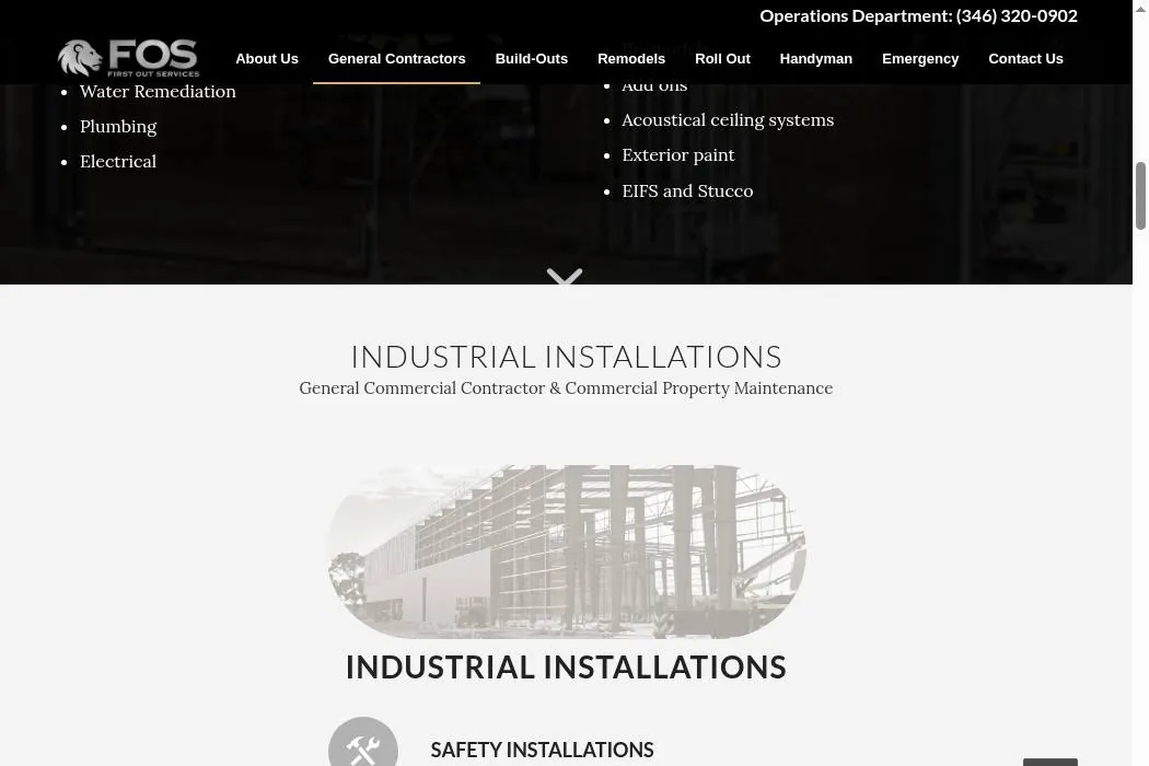 First Out Services, LLC cover