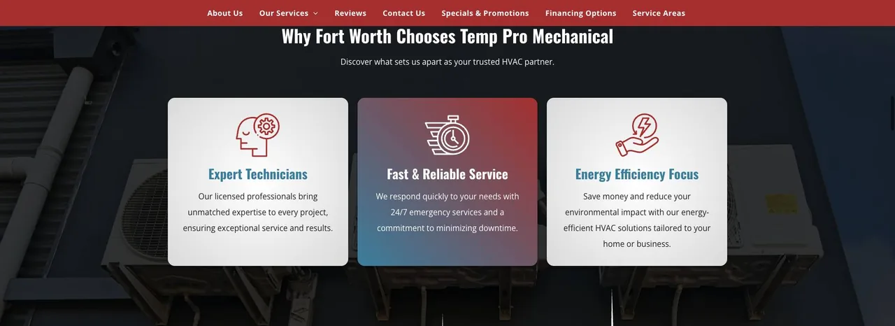 Temp Pro Mechanical Inc cover