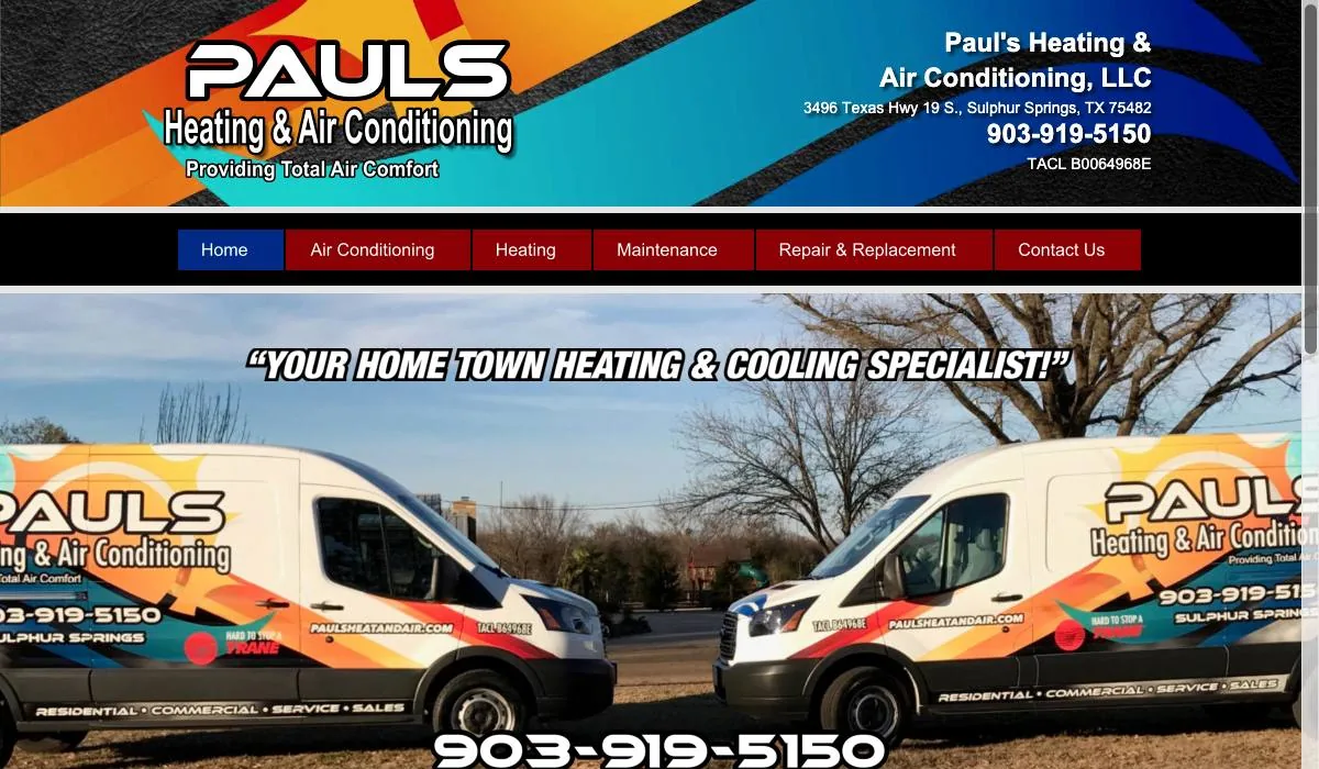 Paul's Heating & Air Conditioning, LLC cover