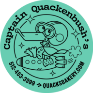 Captain Quack's Bakery and Coffeehouse logo