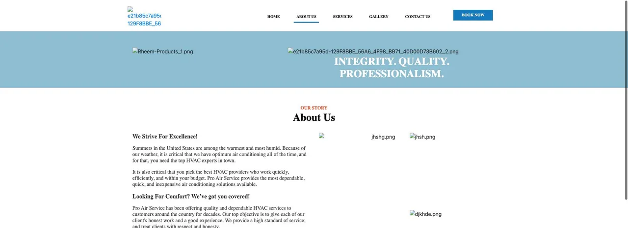 Pro Air Service cover