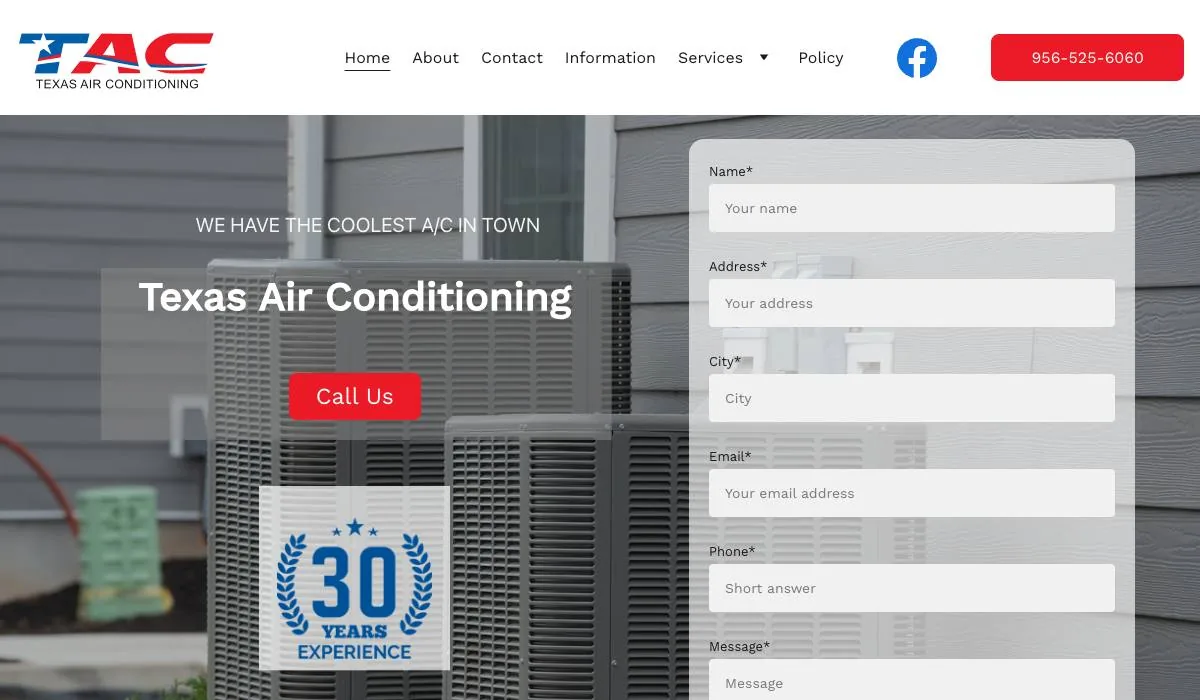 Texas Air Conditioning cover