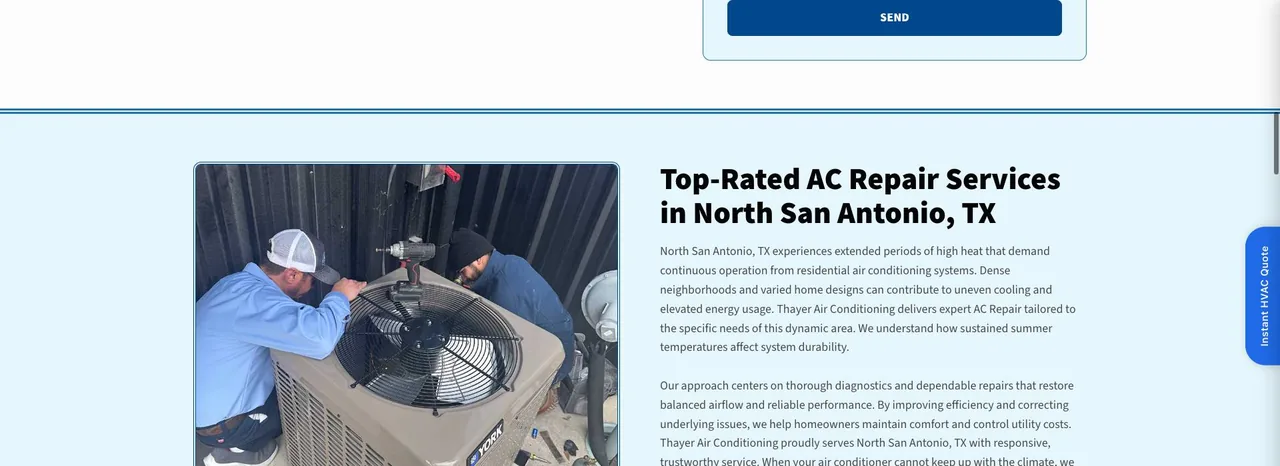 Thayer Air Conditioning cover