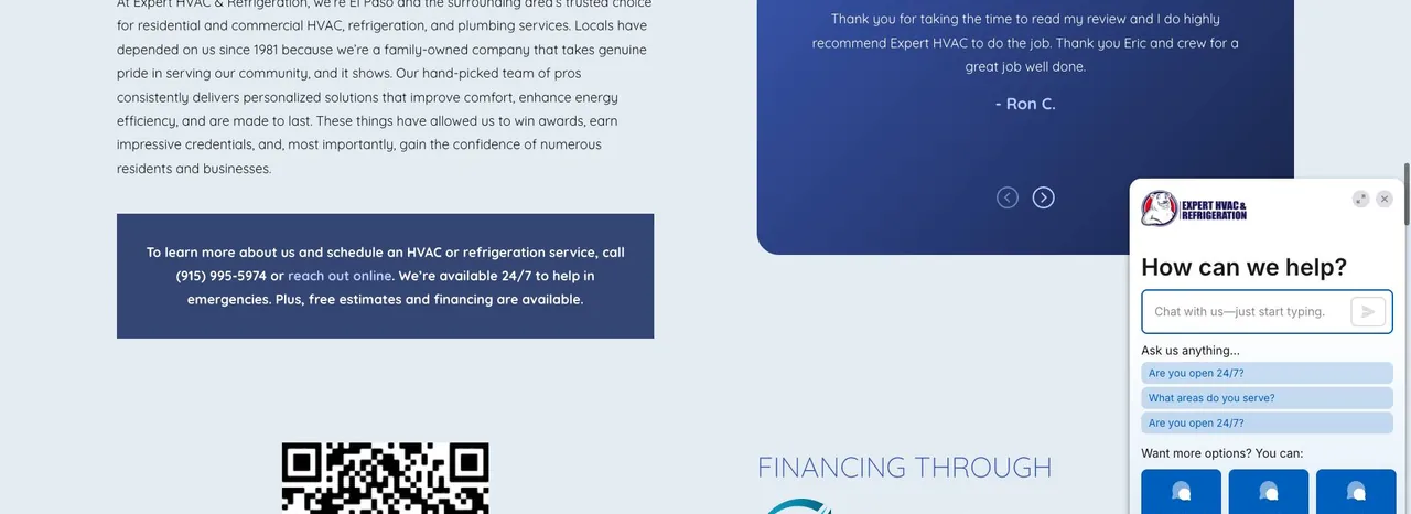 Expert HVAC & Refrigeration cover