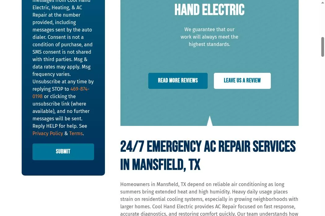 Cool Hand Electric cover