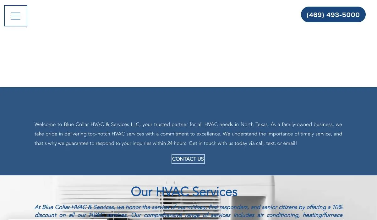 Blue Collar HVAC & Services LLC cover