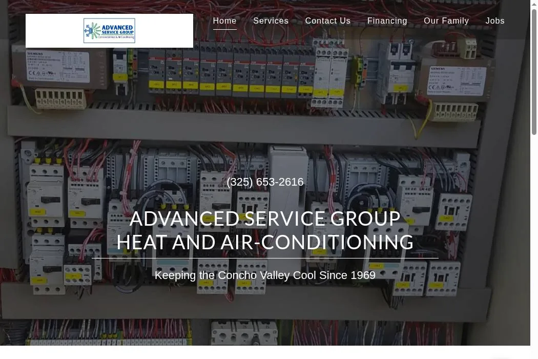 Advanced Service Group Heat AND Air-Conditioning cover