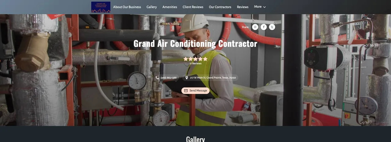 Grand Air Conditioning Contractor cover