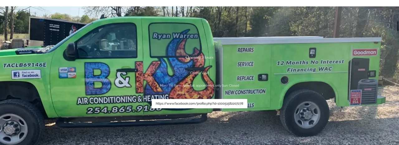B&K Air Conditioning and Heating LLC. cover