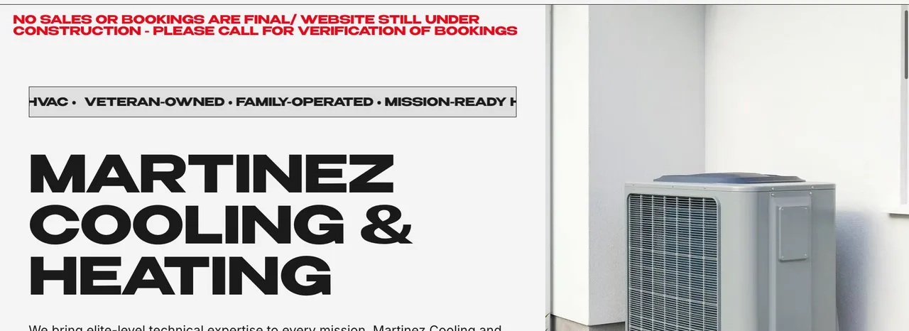 Martinez Cooling and Heating LLC cover