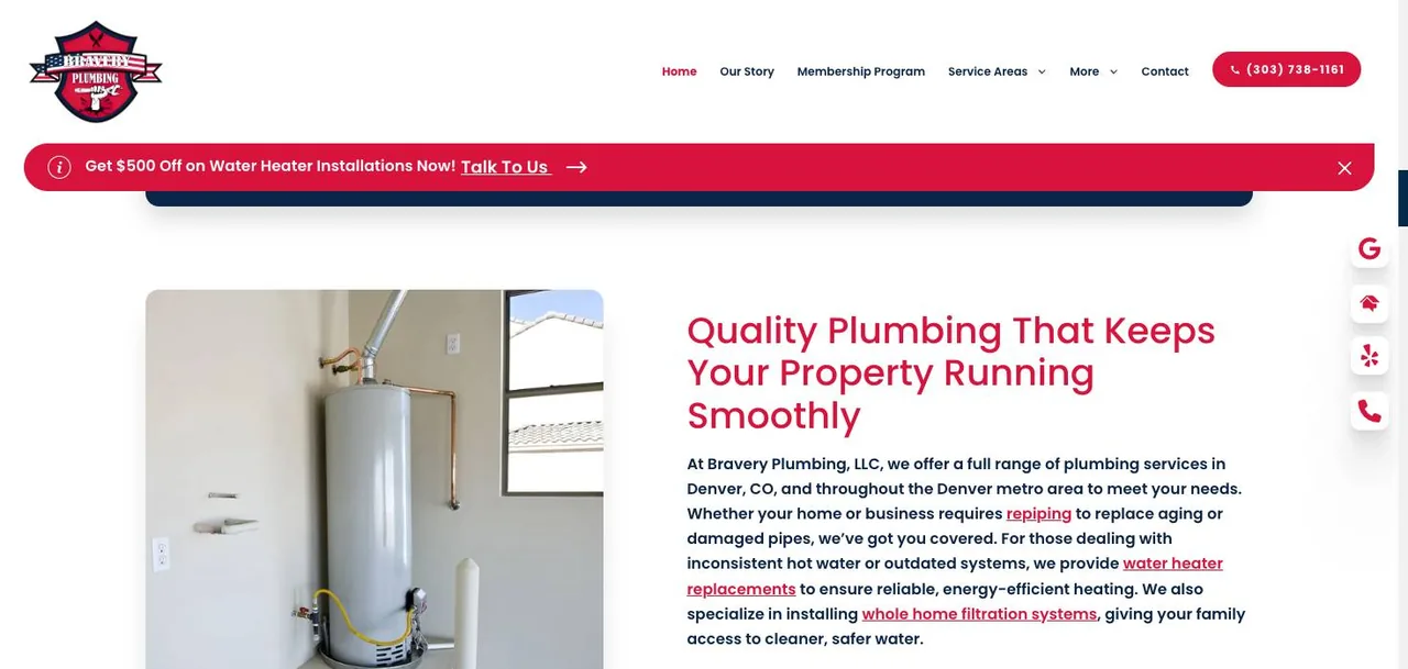 Bravery Plumbing, LLC cover