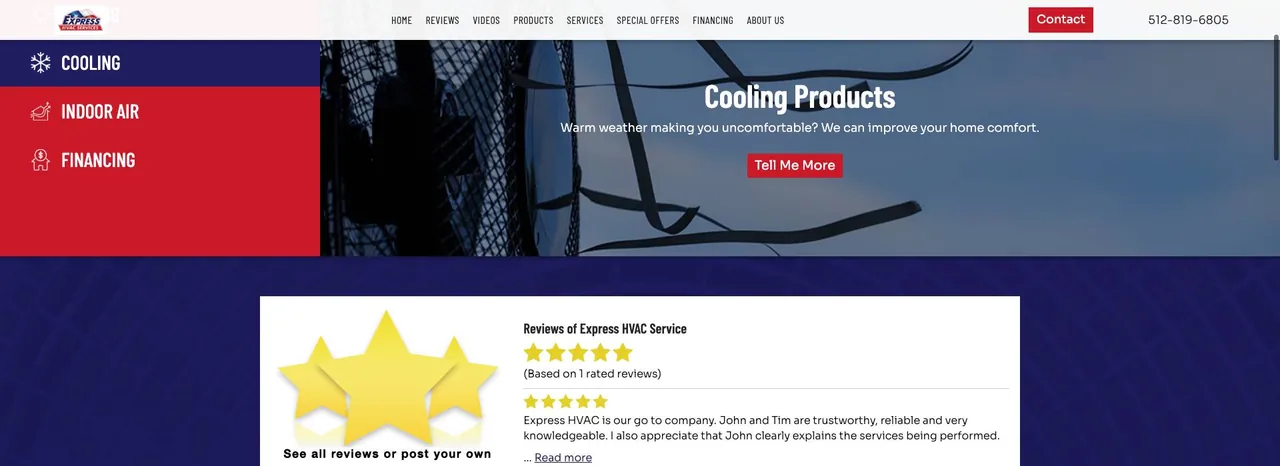 Express HVAC Service cover