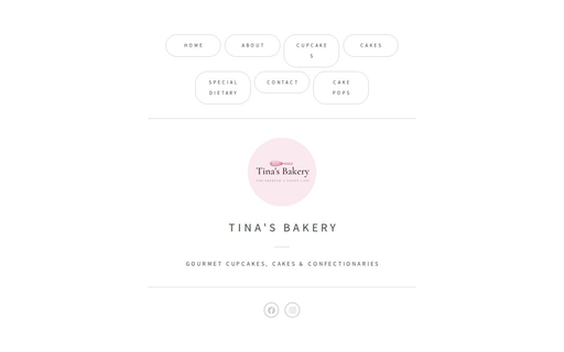 Tina's Bakery logo