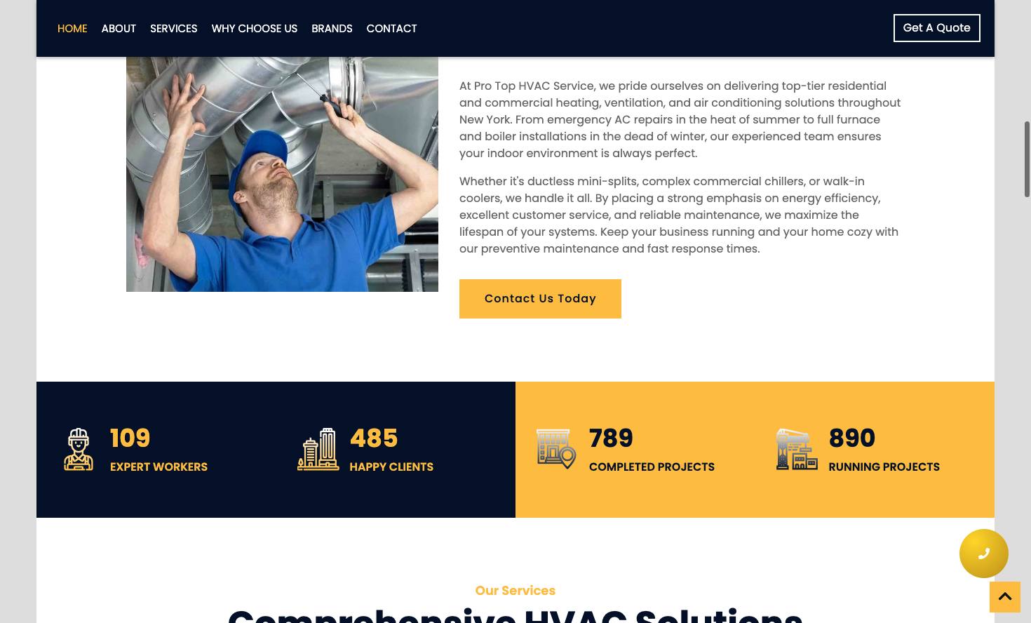 Pro Top HVAC Service cover