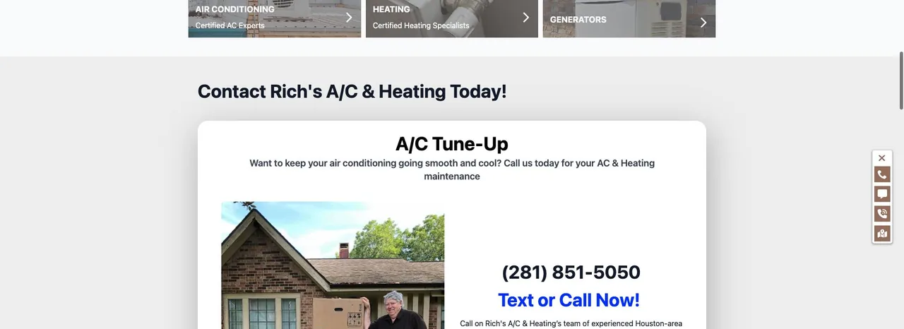 Rich's A/C & Heating cover
