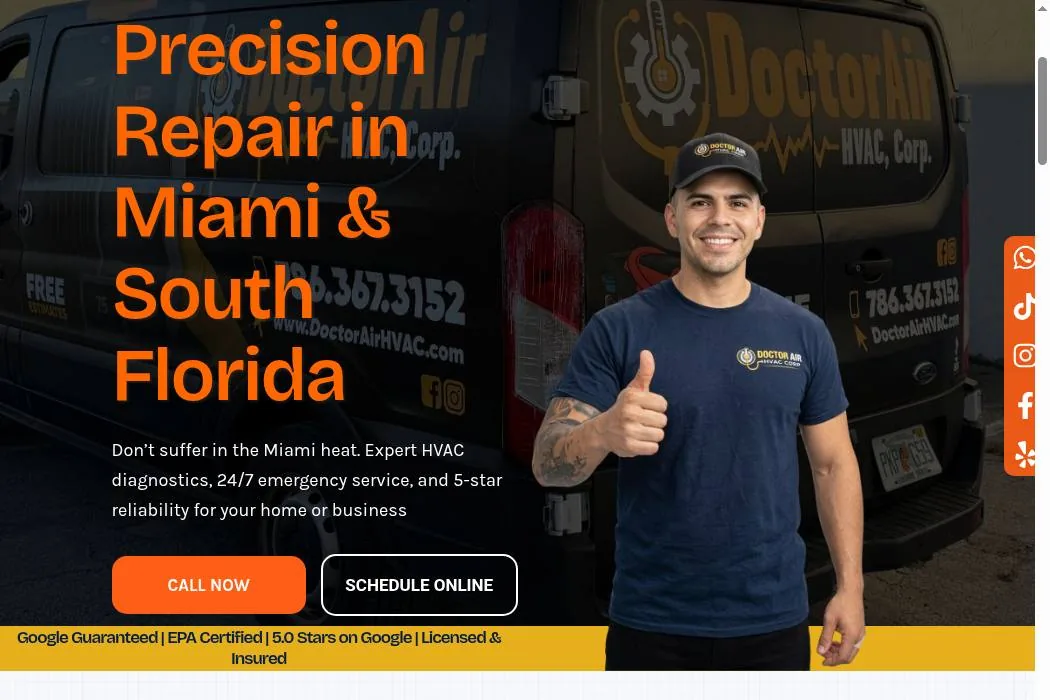 Doctor Air HVAC cover