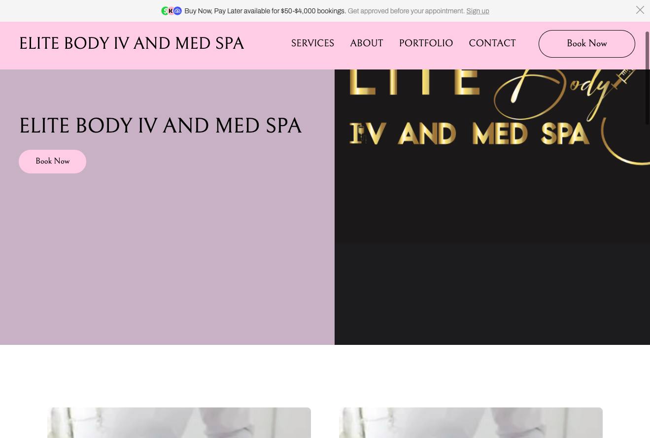 ELITE BODY IV AND MED SPA cover