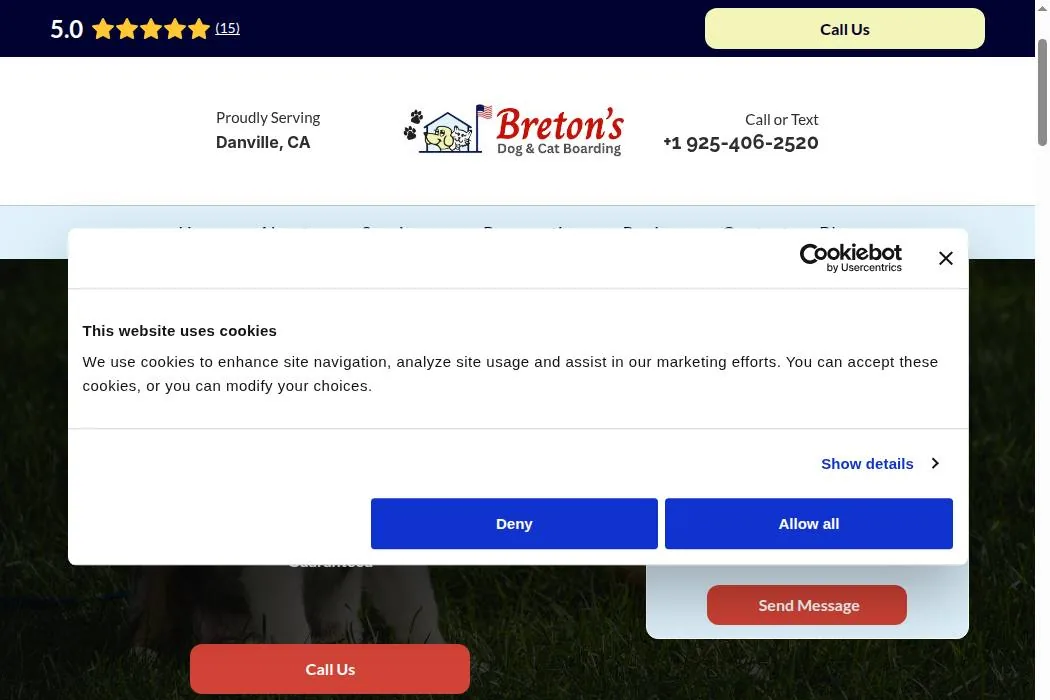 Breton’s Dog & Cat Boarding cover