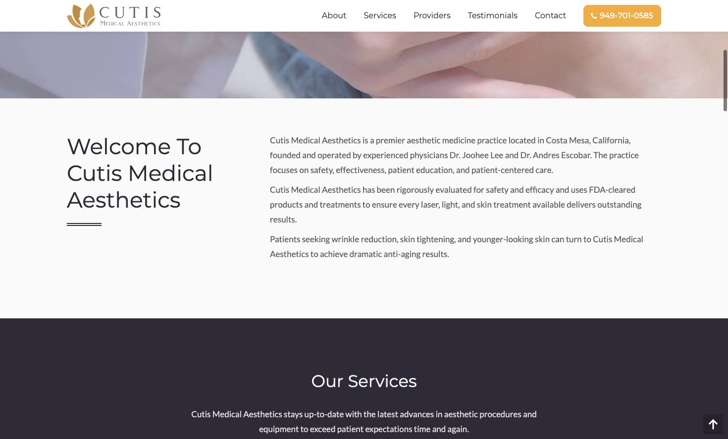 Cutis Medical Aesthetics cover