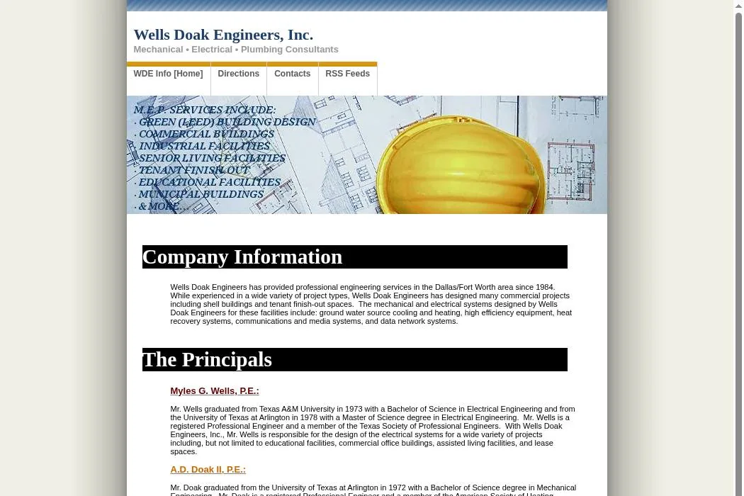 Wells Doak Engineers, Inc. cover