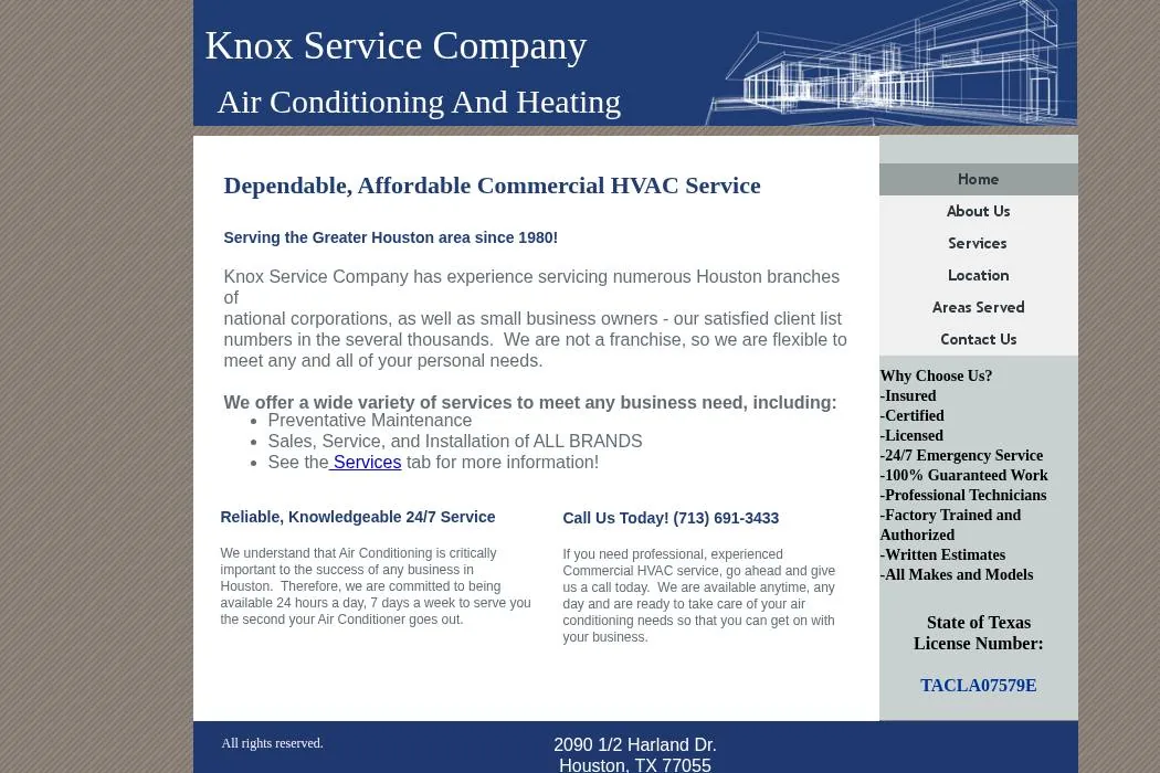 Knox Service Company cover