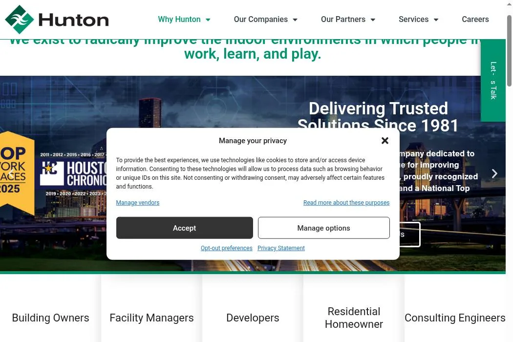 Hunton Group, Inc. cover
