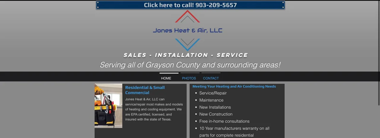 Jones Heat & Air, LLC cover